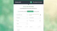 Desktop Screenshot of bonya.com